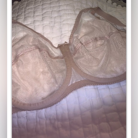 WACOAL 855186 RETRO CHIC unlined
Chantilly Lace Toast UW Minimizer Bra 42H - Picture 11 of 14